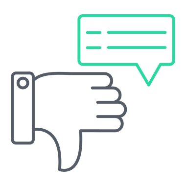 Moda biçimi izole edilmiş arkaplanda başparmağından aşağı simgeye sahip el