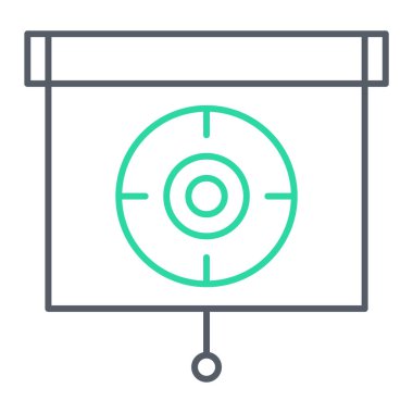 hedef simge vektör illüstrasyonu