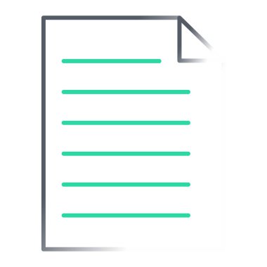 belge simgesi, vektör çizimi