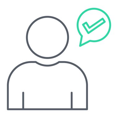 kullanıcı simgesi, vektör illüstrasyonu