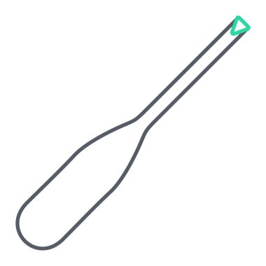 Mutfak aletleri ikonu. Web için kaşık çırpma vektör simgelerinin basit çizimi