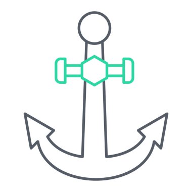 çapa simgesi vektör illüstrasyonu