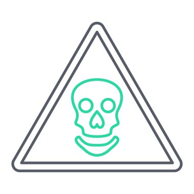 Tehlike uyarısı simgesi. Tehlike sembolü. düz dizayn. vektör illüstrasyonu