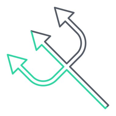 ok simgesi vektör illüstrasyonu