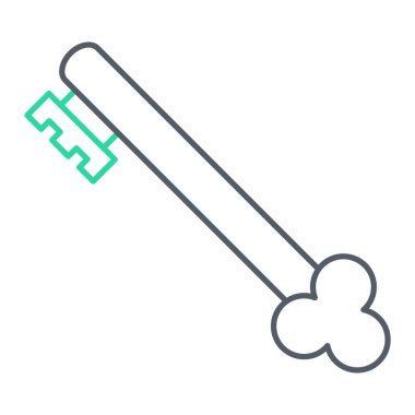 Anahtar simgesinin vektör illüstrasyonu