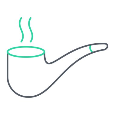 tüten pipo ikonu. vektör illüstrasyonu