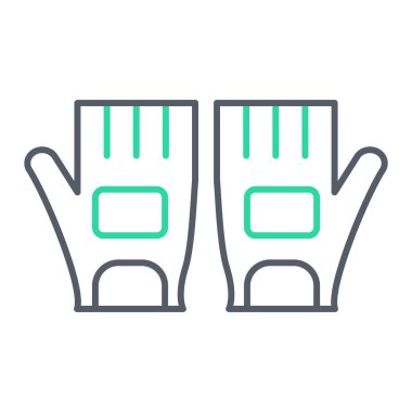 Spor eldivenlerinin vektör çizimi