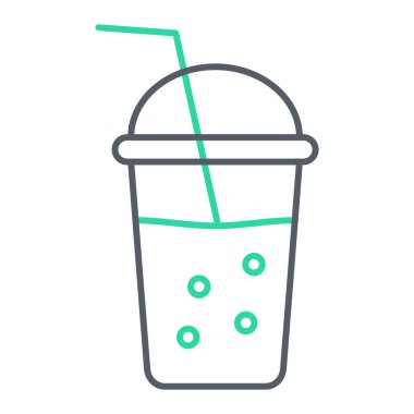 içecek simgesinin vektör illüstrasyonu