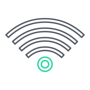 wifi simgesi vektör illüstrasyonu