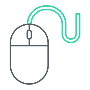 Bilgisayar faresi simgesi. Vektör illüstrasyonu