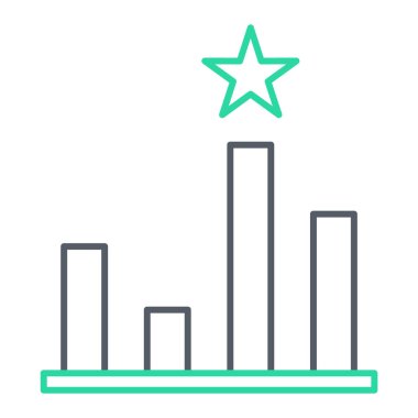 Çizelge. Web simgesi basit illüstrasyon