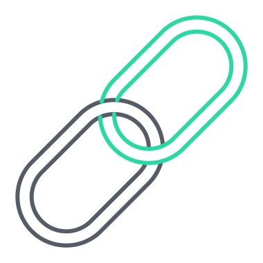 zincir simge vektör çizim