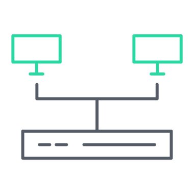 ağ paylaşım simgesi çizimi