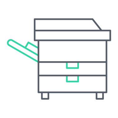 mobilya ikonu vektör illüstrasyonu