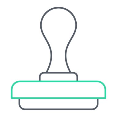 mühür ve imza vektör illüstrasyon grafik tasarımı