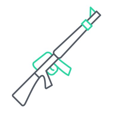 silah simgesi vektör illüstrasyonu