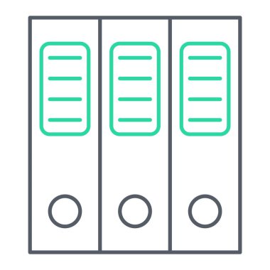 Ofis dizinleri simgesi. vektör illüstrasyonu