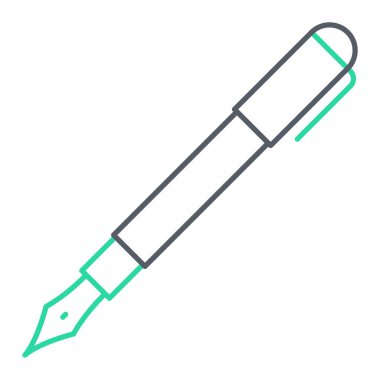 kalem simgesi vektör illüstrasyonu