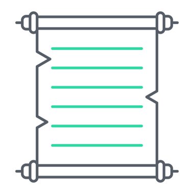 Kaydırma simge vektör çizim