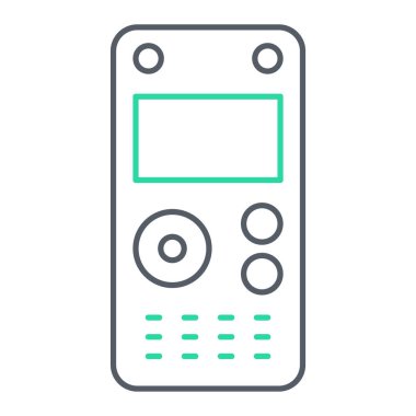 cep telefonu simgesi. özet vektör illüstrasyonu