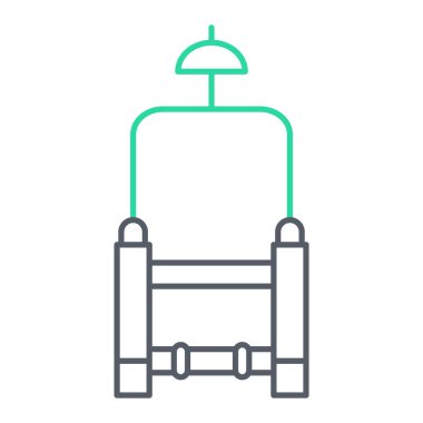 Modern b 'nin vektör illüstrasyonu eksik simgesi