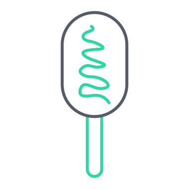 dondurma ikonu vektör illüstrasyon tasarımı