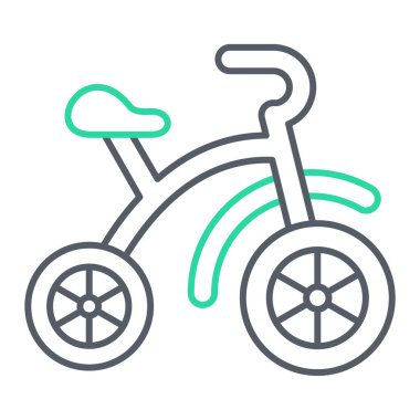 bisiklet ikonu vektör illüstrasyonu