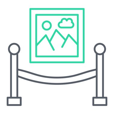 Ağ ve mobil uygulama tasarımınız için beyaz arkaplanda izole edilmiş bayrak simgesi vektörü, yol işareti, doğrusal konsept