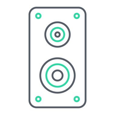 hoparlör vektör illüstrasyonu