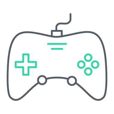 Oyun kolu. Web simgesi basit illüstrasyon