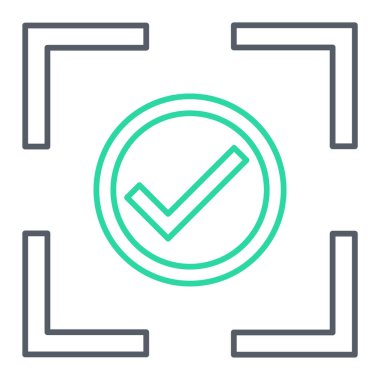 Kontrol işaretinin satır simgesi