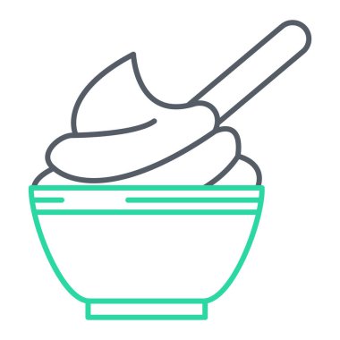 Gıda simgesinin vektör illüstrasyonu