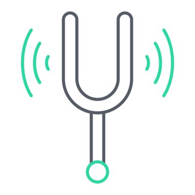 Web ve mobil uygulama tasarımınız için beyaz arkaplanda izole edilmiş müzik aracı simgesi vektörü, mikrofon logosu kavramı