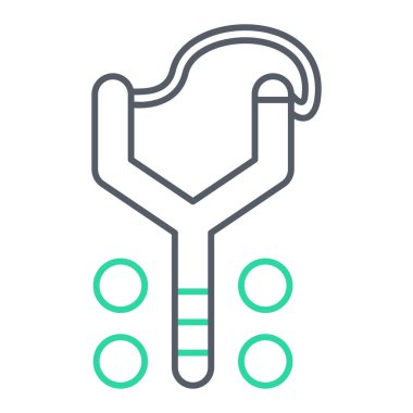 Tıbbi ve sağlık hizmetleri ikonu. özet vektör çizimi ve düzenlenebilir vuruş