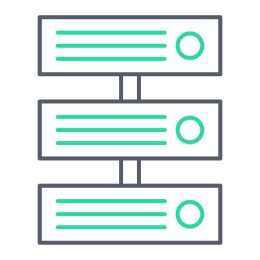 veri depolama vektörü simgesi