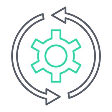 dişli ve vitesli ayar simgesi