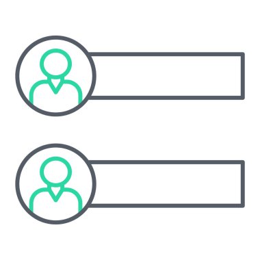 kullanıcı arayüzü renk çizgisi simgesi.