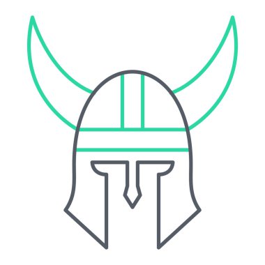 Sparta başlık simgesi, vektör illüstrasyonu