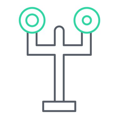 Mezar simgesinin vektör illüstrasyonu