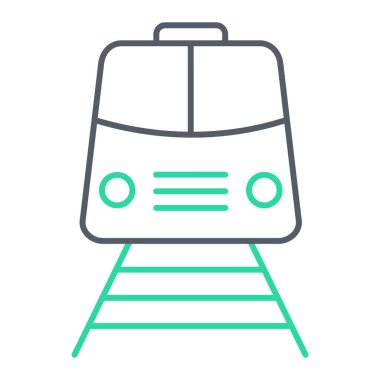 tren simgesi vektör illüstrasyonu