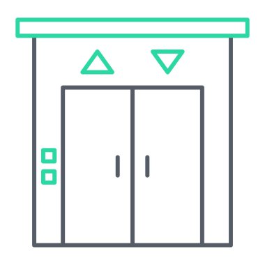 Gardırop simgesi vektörü beyaz arkaplanda izole edildi, asma şeffaf işareti