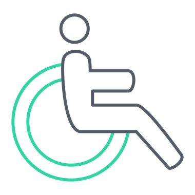 pasifleştirilmiş simge, vektör illüstrasyonu