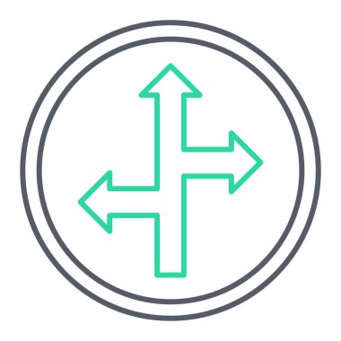 ok simgesinin vektör illüstrasyonu