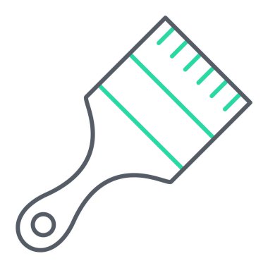 boya fırçası ikonu. vektör illüstrasyonu