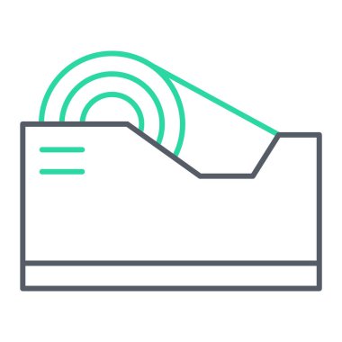 Bir havlu simgesinin vektör illüstrasyonu