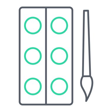 Modern eğitim ikonunun vektör illüstrasyonu