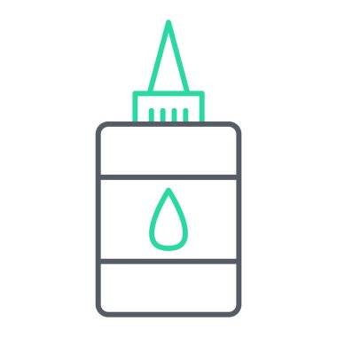 Yapıştırıcı simgesi. özet çizimi