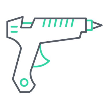 Bir matkap simgesinin vektör illüstrasyonu