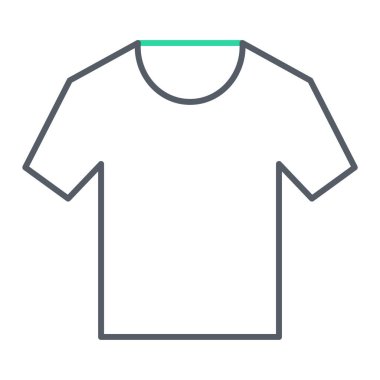 Tişört ikonu. özet vektör illüstrasyonu.