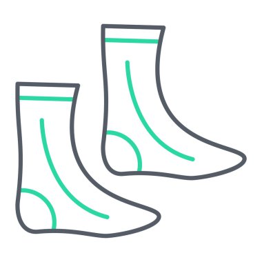 Tek izole bot simgesinin vektör çizimi